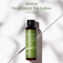 BENTON Deep Green Tea Lotion 120ml (4.05 fl.oz.) - Nourishing & Hydrating Facial Lotion without Oiliness for Oily and Sensitive Skin, Skin Soothing & Refreshing BENTON