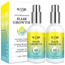 Luv Me Care Hair Growth Oil with Caffeine and Biotin 2 Pack - Biotin hair growth serum for Stronger, Thicker, Longer Hair 1.7 oz Luv Me Care