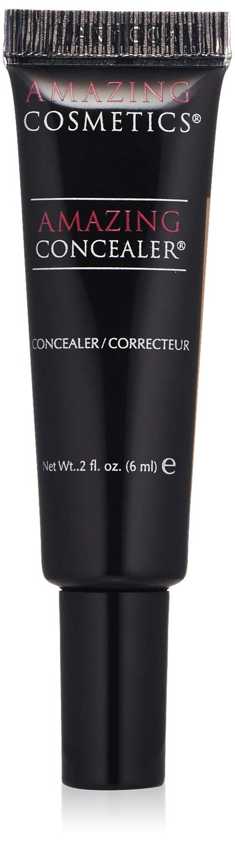 AmazingCosmetics Amazing Concealer, full coverage long wear concealer makeup for undereye dark circles, acne, blemishes and spots, color correcting shades, melts into skin for most natural finish AmazingCosmetics