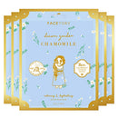 FaceTory Dream Garden Chamomile Waffle Sheet Mask (Pack of 5)- Jelly Essence, Hydrating, Soothing, Nourishing FACETORY