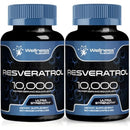 WELLNESS LABSRX Resveratrol 1000mg Capsules - 240 Count - Japanese Knotweed Extract Resveratrol - Pack of 2 Infinity Warehouse