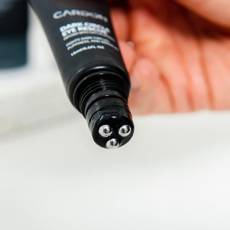 Cardon Dark Circle Eye Rescue for Men and Women | Under Eye Cream for Dark Circles, Eye Bags, Wrinkles | Made with Peptides, Niacinamide, Hyaluronic Acid | Cooling Eye Roller (1 Pack) Cardon