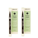 (Pack of 2) Absolute New York Liquid Liner Nano with Eyebrow Shaver Absolute New York