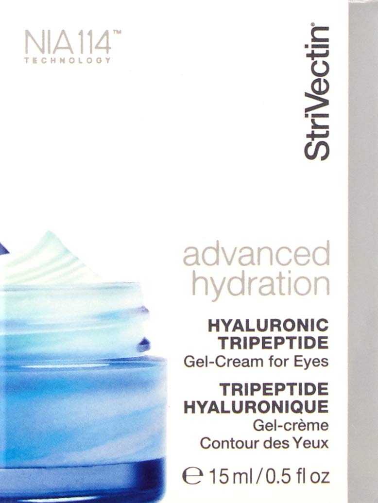 StriVectin Advanced Acids Hyaluronic Tripeptide Gel Cream for Eyes, Intense Hydration & Blue Light Neutralizer, 0.5 Fl Oz StriVectin
