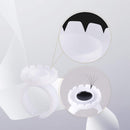 BEYELIAN Glue Rings For Eyelash Extensions, Can Fasten to Tweezers, Smart Glue Cups, Lash Glue Holder Fanning, Volume Fan Blooming Cups, Lash Extension Supplies, Disposable Plastic Rings, 50 PCS BEYELIAN