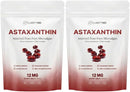 Astaxanthin 12mg Antioxidants Supplement – Natural Microalgae Source – Lipid-Based Softgel for Enhanced Absorption – Cognitive, Vision & Joint Support – 30 Softgels (Pack of 2) Infinity Warehouse