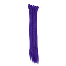 20" Dreadlock Extension Ombre For Hip-Hop Synthetic Heat Resistant Faux Locs Dread Reggae Extension Twist Braiding Faux Locs Crochet For Man Women (10strands/2packs,blue purple) S-noilite Store