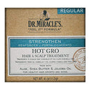 Dr. Miracle's Hot Gro Hair and Scalp Treatment - For Healthy Hair Growth & Shine, Contains Aloe, Shea Butter, & Jojoba Oil, Strengthens, Moisturizes & Conditions, 4 oz Dr. Miracle's