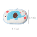 OBTANIM Baby Bath Sponge Soft Foam Scrubber Natural Sponge for Bathing, Shower Scrubber Body Sponge for Kids/Babies/Men/Women, Set of 3 OBTANIM