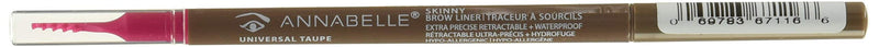 Annabelle Skinny Brow Liner, Universal Taupe, 0.003 oz ANNABELLE