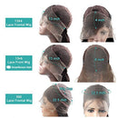 Ombre Blonde Lace Front Wigs Brazilian Brown Hair Honey Blonde 13x4 Lace Frontal Wig 20inch 2 Tones 1B/27