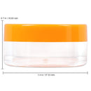 Beauticom 40pcs 10G/10ML Round Clear Jars with SILVER Lids for Lotion, Creams, Toners, Lip Balm, Makeup Samples - BPA Free Beauticom