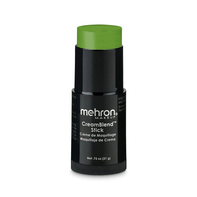 Mehron Makeup CreamBlend Stick - Body Paint (.75 oz) (Green) Mehron