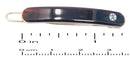 Parcelona French Mini Oblong Tortoise Shell Black Crystal Set of 4 Celluloid Acetate Side Slide Barrette Snap on Hair Clips Parcelona