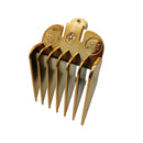 Professional Hair Clipper Guards Guides Gold Color Coded Cutting Guides