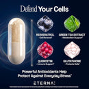 Eternity NAD+ Supplement + Resveratrol - 1050 mg - 15 Advanced Ingredients to Support Energy & Healthy Aging, Healthy Skin, Immune, Green Tea, Quercetin, CoQ10, Milk Thistle - 1 Month Supply Infinity Warehouse