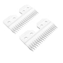 Fast Feed Ceramic Blades, Fast Feed replacement blade, Fast Feed Ceramic cutters compliable with Oster fast feed clipper (x2 Pcs) CR8GR8