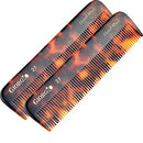 Giorgio G27 Handmade All Fine Tooth Pocket Comb, Hair Comb Straightener for Everyday Grooming Styling Hair, Mustache and Beard for Men Women and Kids, Use Dry or with Balms, Saw Cut and Polished GIORGIO