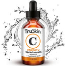 TruSkin Vitamin C Serum for Face, Anti Aging Serum with Hyaluronic Acid, Vitamin E, Organic Aloe Vera and Jojoba Oil, Hydrating & Brightening Serum for Dark Spots, Fine Lines and Wrinkles, 1 fl oz TruSkin Naturals