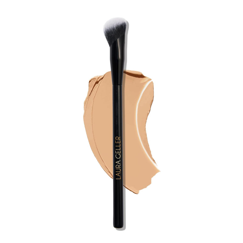 LAURA GELLER NEW YORK Retractable Black Kabuki Brush for Liquid, Cream and Powder Face Makeup With Aluminum Handle Infinity Warehouse