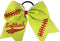 Infinity Collection Softball Hair Bows- 6.5" Softball Cheer Bows- Softball Hair Accessories- Perfect Softball Player Gift Infinity Collection