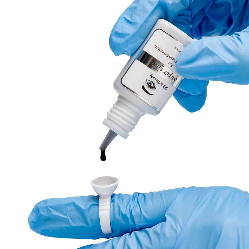 All in Beauty Eyelash Extension Super Glue, False Eyelash Adhesive, Lash Extension Supplies for Professionals Eyelashes Artists, Powerful Bonding Adhesive, 1 Second Drying time (5ml) All in beauty