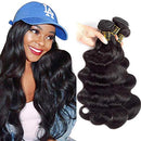 QTHAIR 12A Brazilian Virgin Hair Body Wave 3 Bundles(18 16 14,300g,Natural Black) 100% Unprocessed Brazilian Hair Bundles Weave Weft Brazilian Body Wave Remy Human Hair Extenions QTHAIR