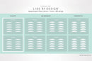 LIDS BY DESIGN (4mm) Eyelid Correcting Strips for Slight Lift, 80 count Contours RX