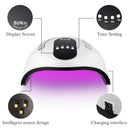 One Fire Nail Dryer, 120W Led Nail UV Light Professional, Automatic Sensor UV Led Nail Lamp Gel Polish Light, 4 Timer Gel Polish UV Nail Light, Portable Large Space UV Light for Nails Gel Polish Dryer One Fire