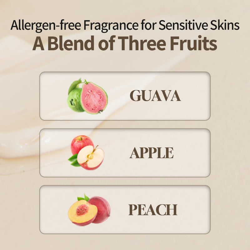 Salmon Fruity Centella Body Cream - Sensitive Skin, Itchy Skin, Korean Skincare, Bodycare, Hypoallergenic, Allergen-free Fragrance, PDRN, Salmon PDRN, Moisturizing, K-Beauty Infinity Warehouse