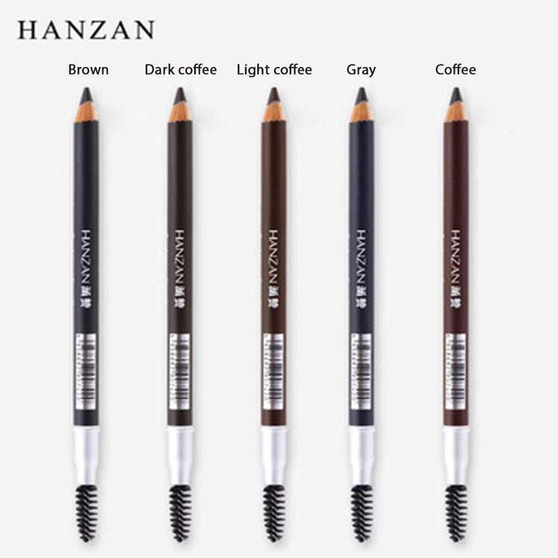 HANZAN Waterproof Eye Brow Eyeliner Eyebrow Pen Pencil Makeup Cedar Wood Cosmetic Tool (EB01 BROWN) HANZAN