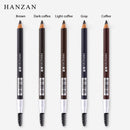 HANZAN Waterproof Eye Brow Eyeliner Eyebrow Pen Pencil Makeup Cedar Wood Cosmetic Tool (EB01 BROWN) HANZAN