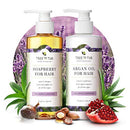 Gentle Argan Oil Shampoo & Conditioner by Tree to Tub—pH 5.5 Balanced Moisturizing Duo with Wild Soapberry & Moroccan Oil – Sulfate Free (2 Pack) Tree to Tub