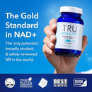 TRU NIAGEN Patented NAD Supplement for Brain Function, Anti Aging & Cell Regeneration, 300mg Niagen, 90 Servings | Supports Cellular Energy, Muscle | Nicotinamide Riboside (NR) Take 1 Daily | 1 Bottle Infinity Warehouse