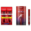 Colgate Optic White Overnight Teeth Whitening Pen and Optic White Renewal Teeth Whitening Toothpaste, High Impact White - 3 Ounce (2 Pack)| Colgate