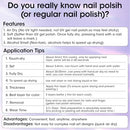 GELLEN Clear Nail Polish Top Coat, High Gloss Shine Top Coat Quick Air Dry UV-Resistant, Long Wear and Scratch Resistant, Chip Resistant, Protects Color & Nails, Non UV Gel, Hema Free, Non-toxic Infinity Warehouse