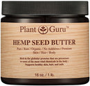 Hemp Seed Butter 16 oz. 100% Pure Raw Fresh Natural Cold Pressed. Skin Body and Hair Moisturizer, DIY Creams, Balms, Lotions, Soaps. Plant Guru
