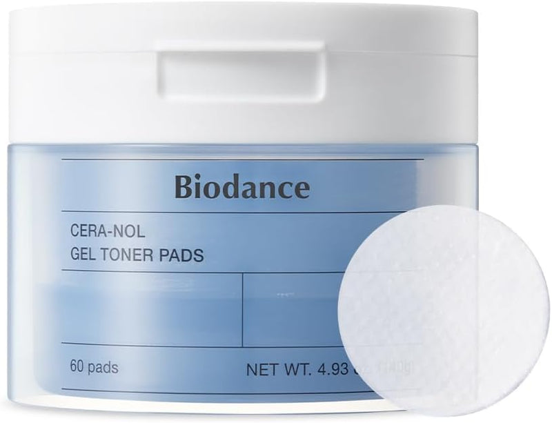 Biodance Sea Kelp Gel Toner Pads, Calming & Soothing for Sensitive Skin, Oil & Sebum Control, Blemish Care, Gentle Exfoliating Toner Pads, Korean Skincareㅣ4.93 fl.oz.(140g)*60Pads Infinity Warehouse