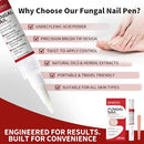 Toenail Fungus Treatment Extra Strength Nail Repair Pen, Repair Damaged Nails Yellow, Discolored, Thick and Ingrown Nails, Fungus Pen for Toenails and Fingernails with Tea Tree Oil, 3 Pens & 3 Files Infinity Warehouse