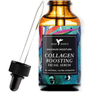 Collagen Boosting Facial Serum by Baja Basics 100% Natural Skincare, Clean Beauty, Anti Aging, Vitamin C, Deep Hydration for Dry Skin, Antioxidants, Collagen Building, Face Moisturizer 1oz Baja Basics
