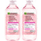 Garnier SkinCare Micellar Cleansing Water with Rose Water and Glycerin, 13.5 Ounce (Pack of 2) Water Rose Garnier SkinCare