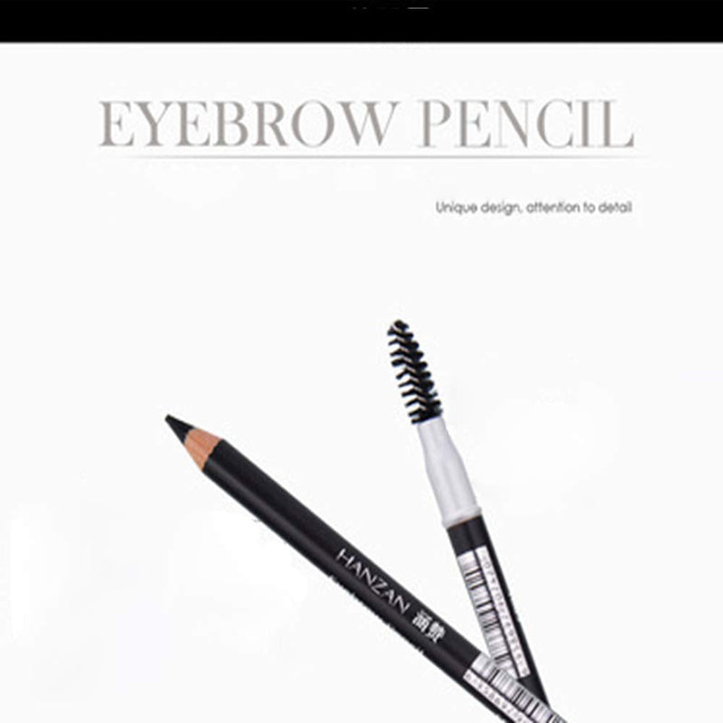 HANZAN Waterproof Eye Brow Eyeliner Eyebrow Pen Pencil Makeup Cedar Wood Cosmetic Tool (EB01 BROWN) HANZAN