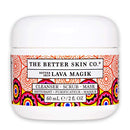 The Better Skin Co. | Lava Magik Face Cleanser/Face Scrub and Facial Mask | Exfoliating French Volcanic Lava | Pore Cleansing, Blackhead Reducing, Skin Tightening Cream | 2 oz The Better Skin Co.