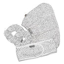 Kitsch Microfiber Spa Headband for Washing Face, Microfiber Hair Towel for Drying Wet Hair, and Microfiber Scrunchies for Frizz Free, Heatless Hair Drying, Cleanse Bundle (Micro Dot) Kitsch