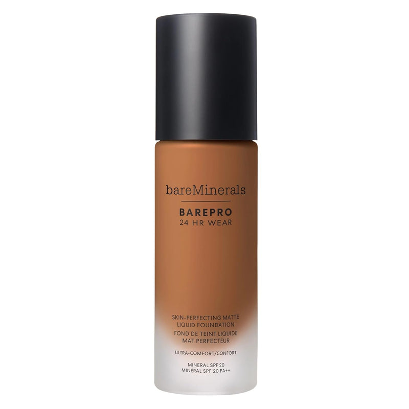 bareMinerals Barepro Performance Wear Liquid Foundation SPF 20, Breathable Makeup for Face, Full Coverage, 24HR Wear, Natural Matte Finish, Vegan Infinity Warehouse