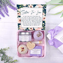 Sister-In-Law Gift Box Set - Heartfelt Card & Spa Gift for Birthday, Wedding, Bridal Party, Holidays, Christmas Present, Wedding Gift, Spa Gift From Sister Dear Ava