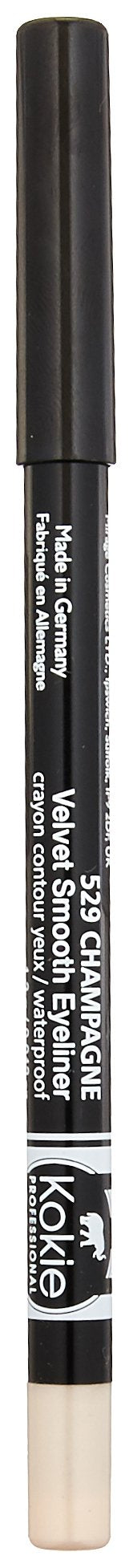 Kokie Cosmetics Waterproof Velvet Smooth Eyeliner Pencil, Champagne, 0.042 Ounce Kokie