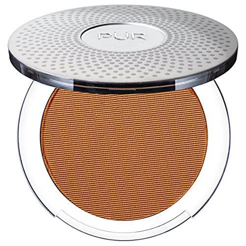 PÜR 4-in-1 Pressed Mineral Makeup SPF 15 Powder Foundation with Concealer & Finishing Powder - Medium to Full Coverage Foundation Makeup - Cruelty-Free & Vegan Friendly PÜR MINERALS