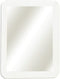 Magnetic Locker Mirror for School Locker, Gym Locker, Office Cabinet, Workshop or Refrigerator, Makeup Mirror, Locker Accessory, Toolbox, Glass 5" x 7" White PTY