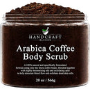 Handcraft Arabica Coffee Body Scrub for Face, Hands & Foot – 20 oz – Moisturizing and Exfoliating Full Body Scrub for Women & Men – Salt Scrub for Wrinkles, Stretch Marks and for Smoother Skin Handcraft Blends